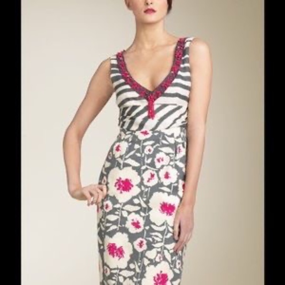 Nanette Lepore Cubist Shift Dress Sz 0 - Picture 6 of 8